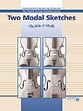 Two Modal Sketches Orchestra sheet music cover